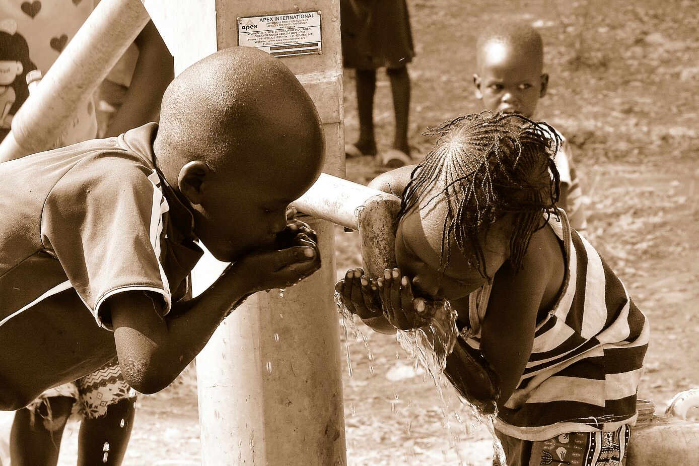 Un nuovo pozzo in Gambela, Etiopia